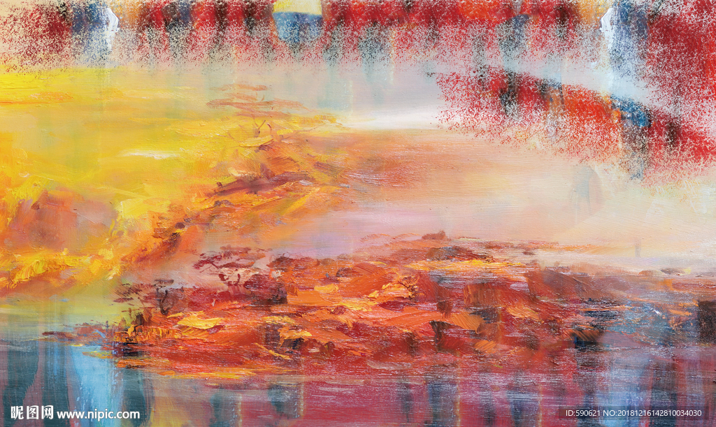 抽象油画