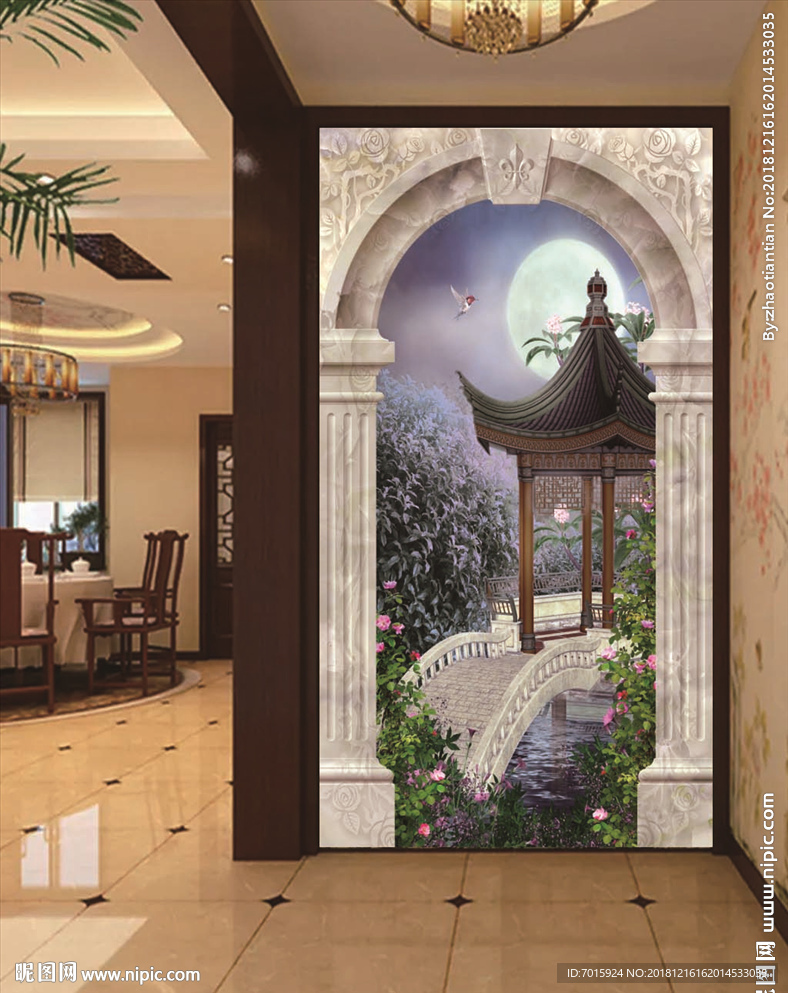 玄关背景墙 电视背景墙