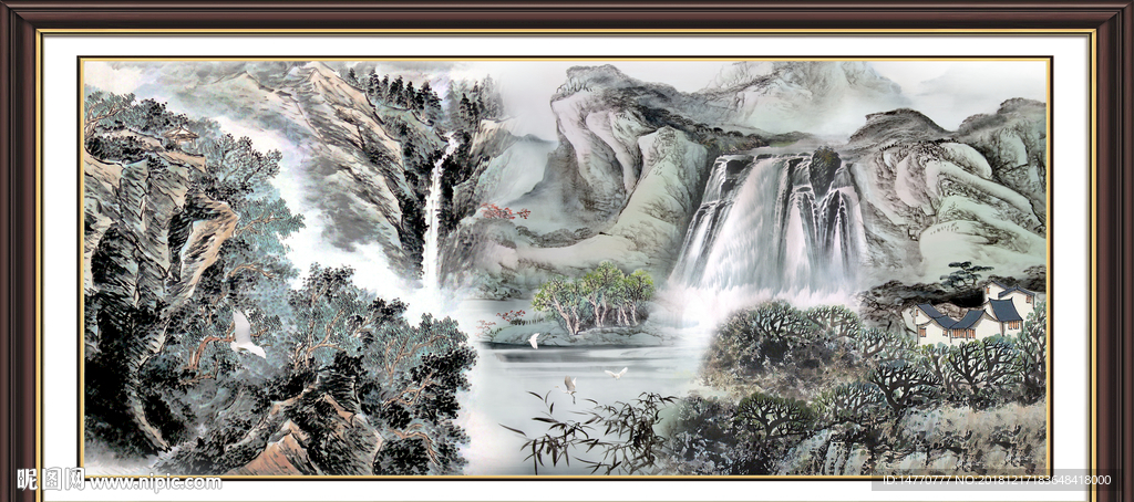 风景画 山水风景图