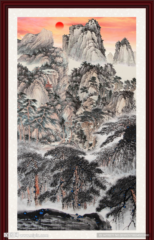 泰山国画