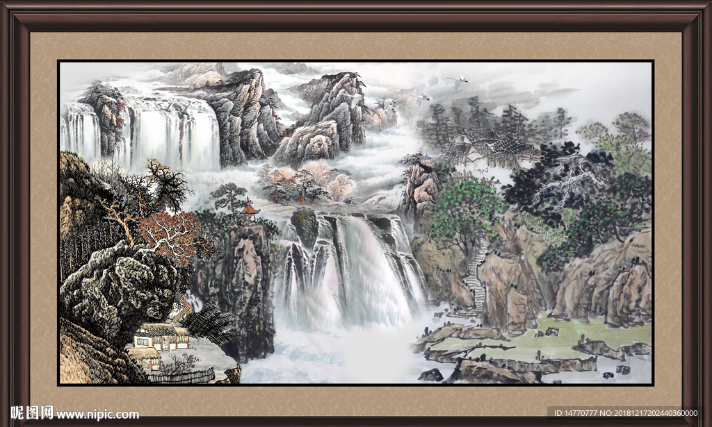 江山如画挂画