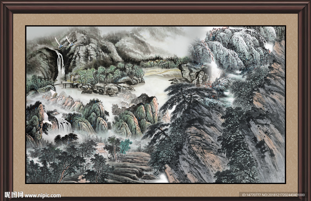 江山如画挂画