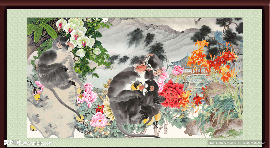 金猴迎春