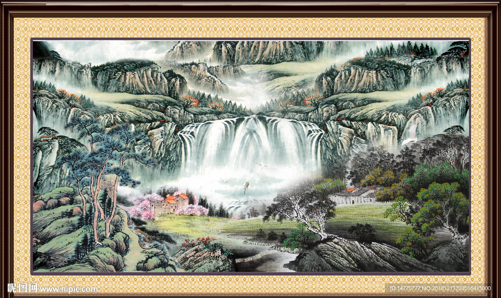 江山如画挂画