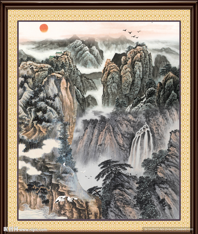 江山如画挂画