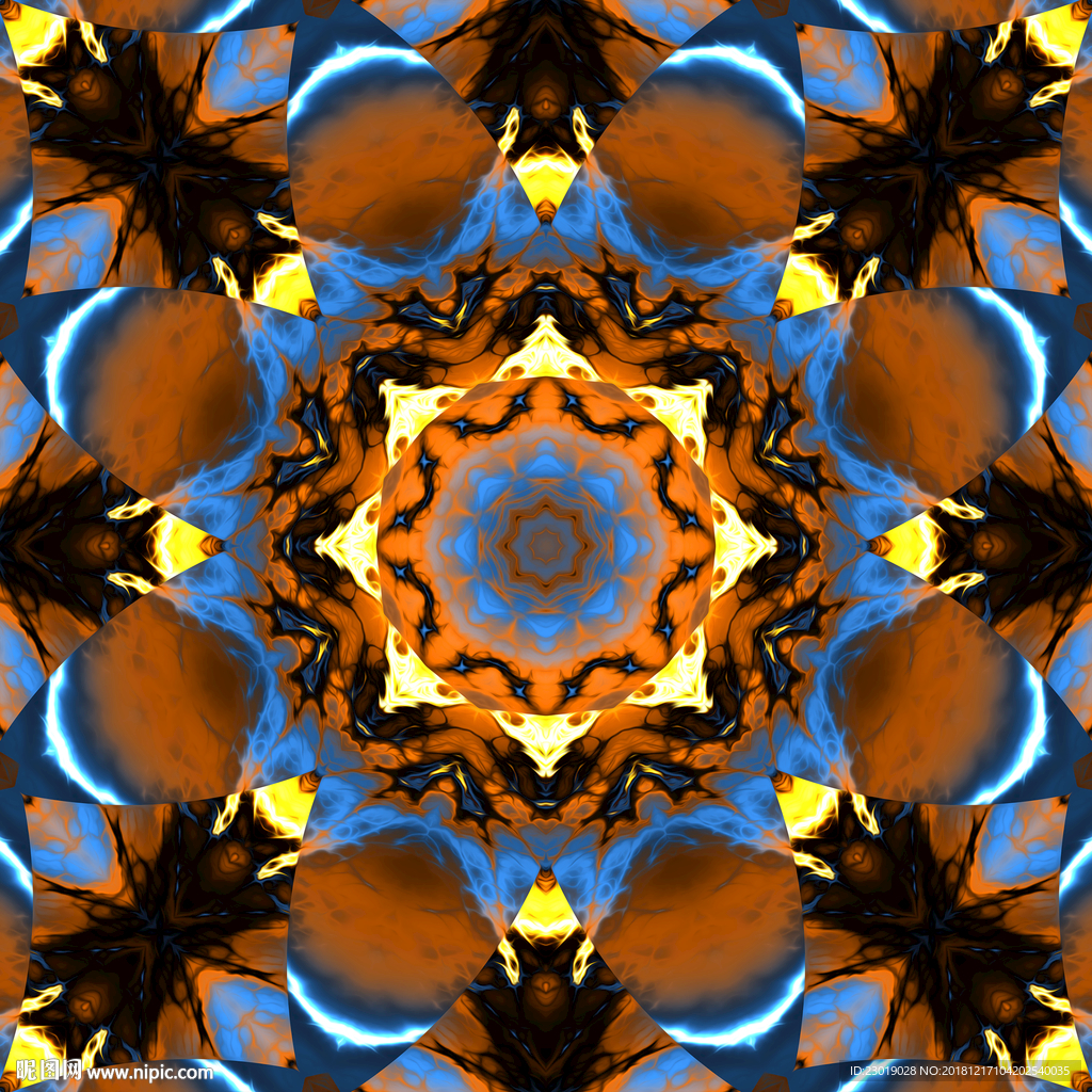 大牌风印花图案