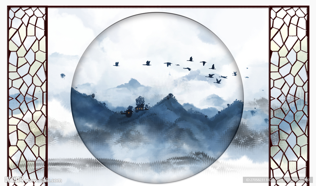 水墨画