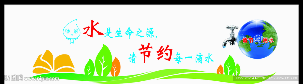 节约用水文化墙
