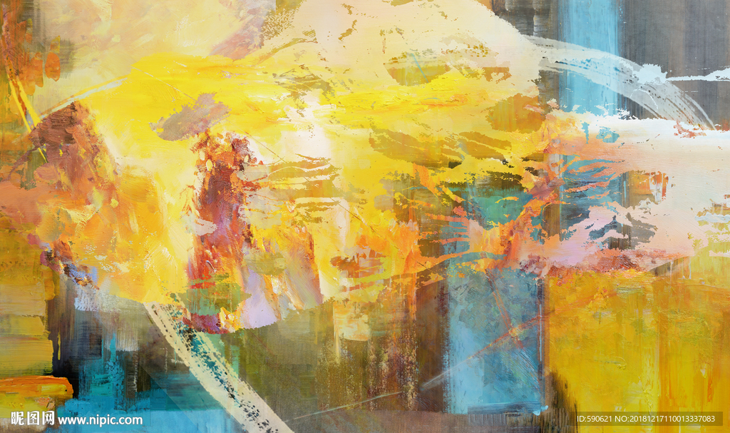 抽象油画
