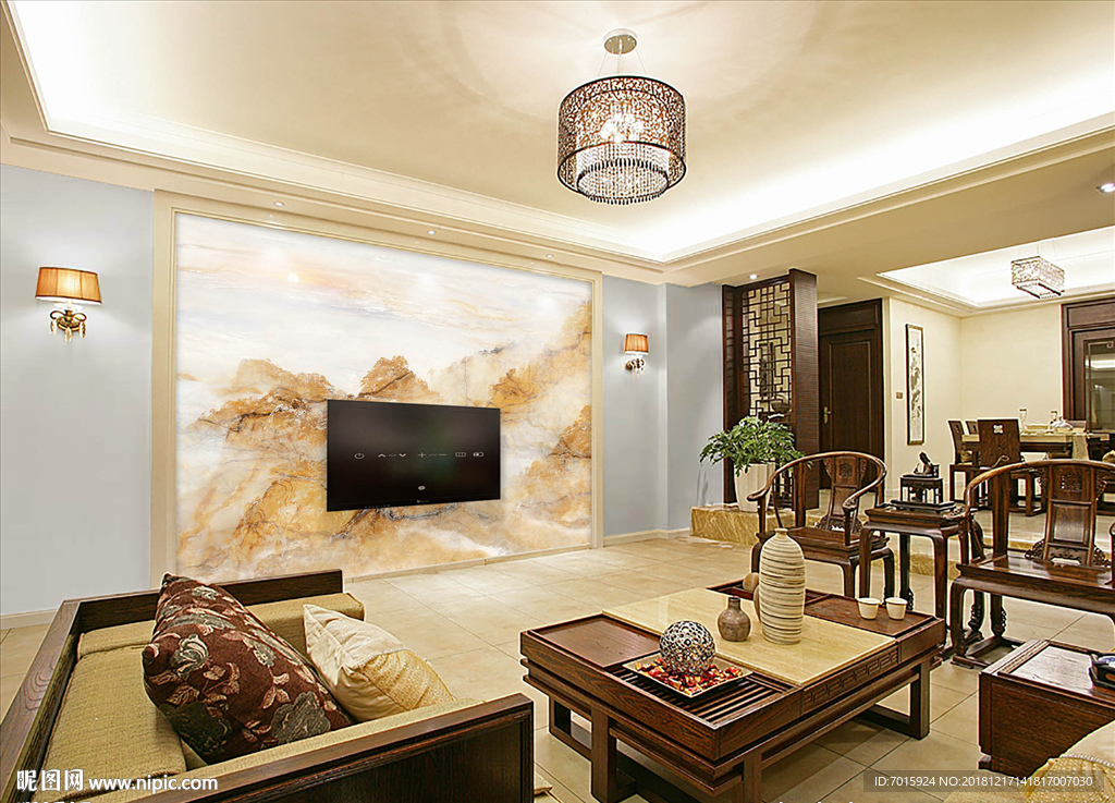 客厅电视背景墙