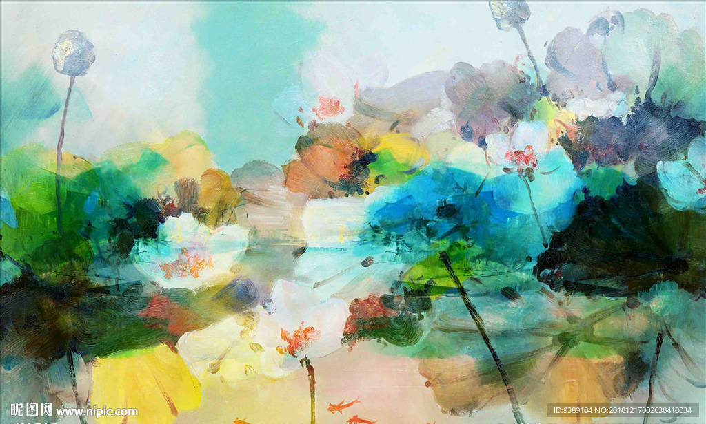 花卉油画