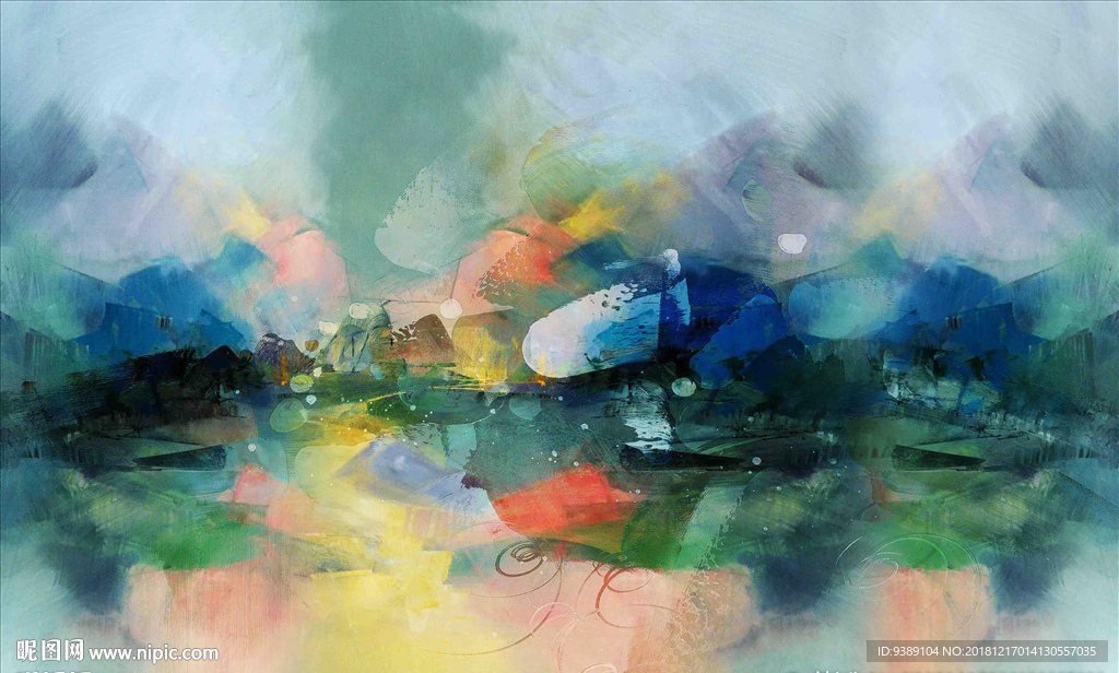 抽象油画