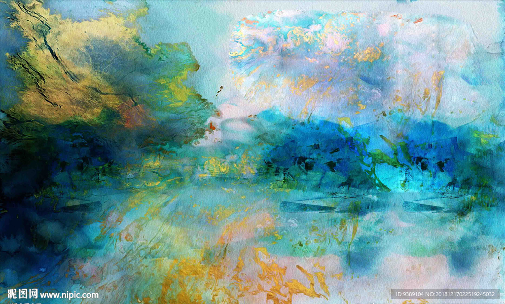 抽象油画