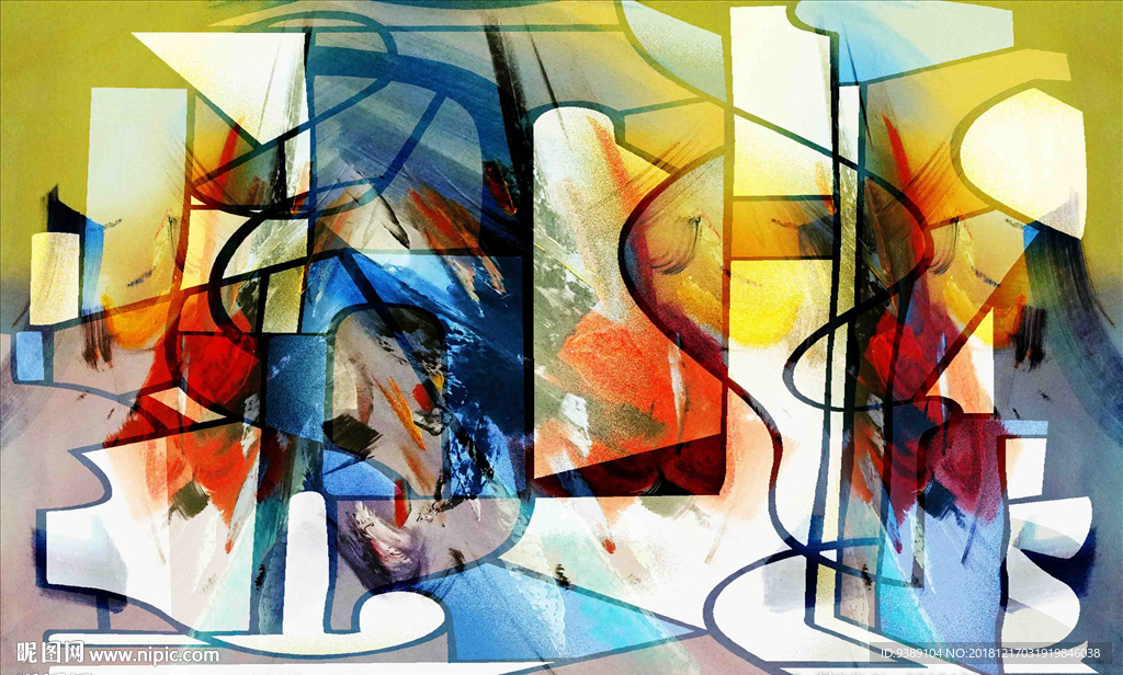 抽象画