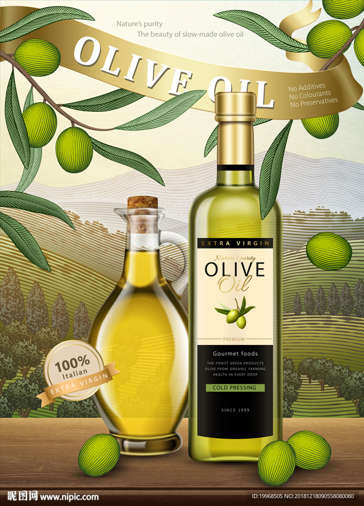 橄榄油海报