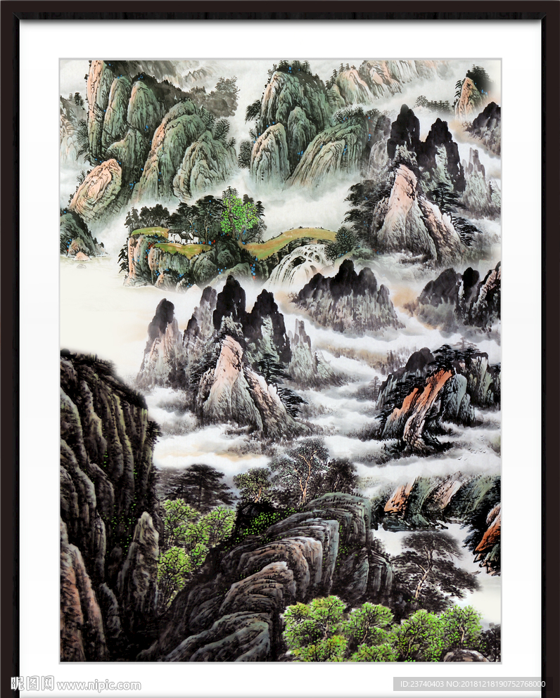 山水国画