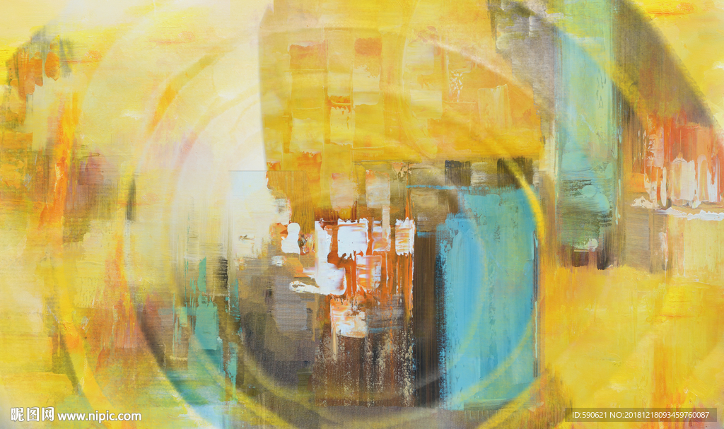 抽象油画