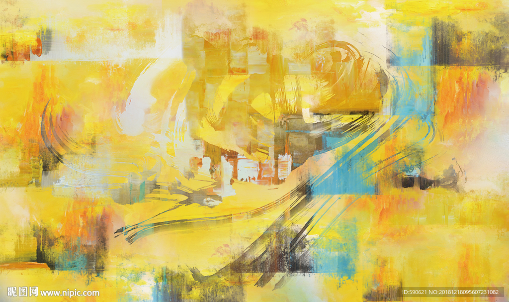抽象油画