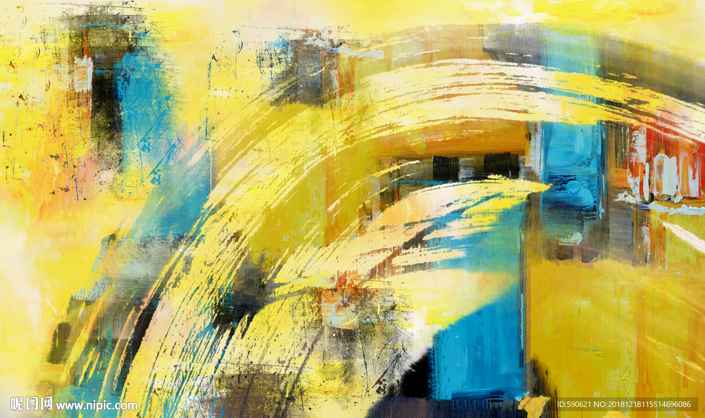抽象油画