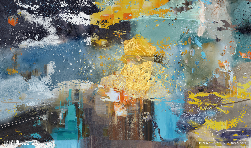 抽象油画