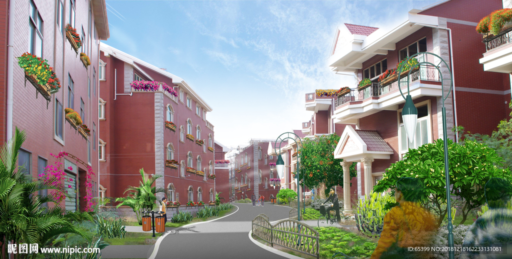 村庄内景观改造