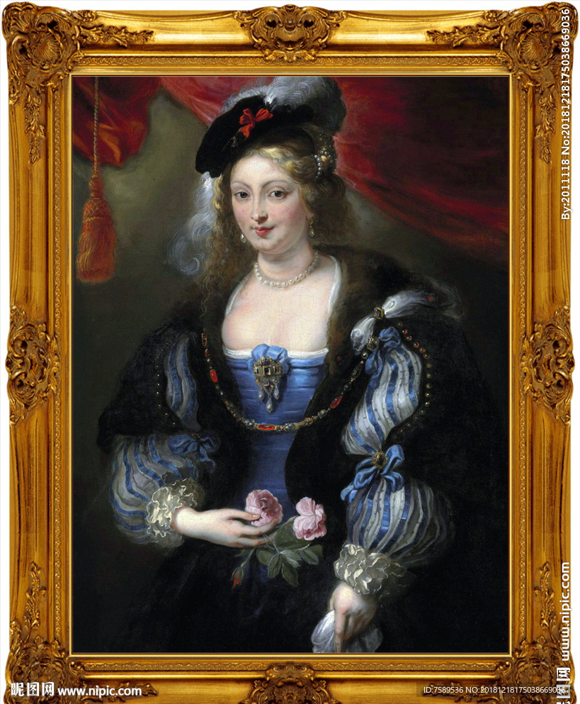 高清宫廷贵族油画