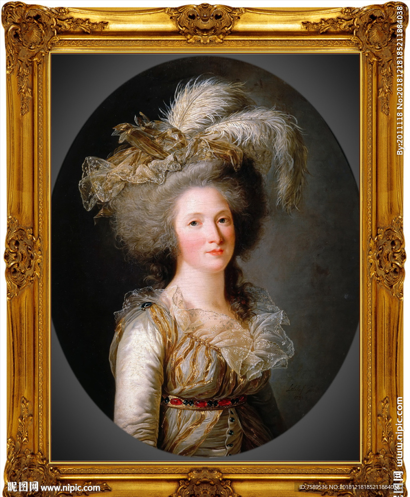 高清宫廷贵族油画