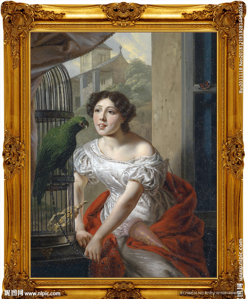 高清欧式宫廷贵族油画