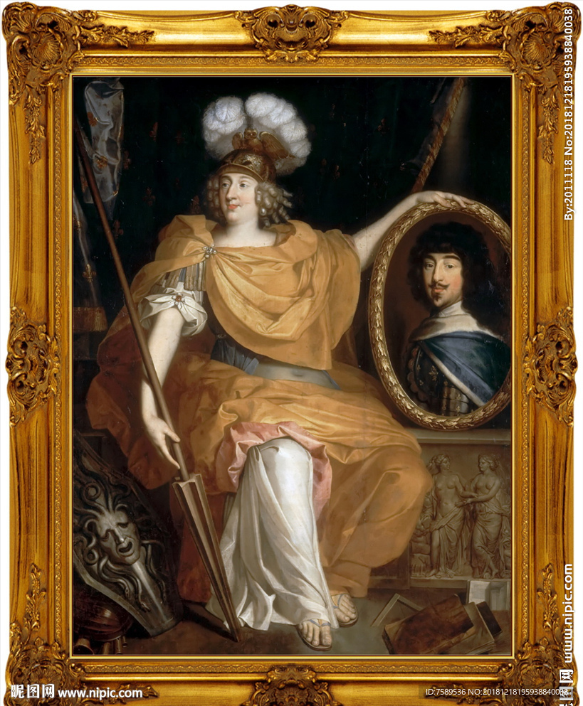 高清宫廷贵族油画