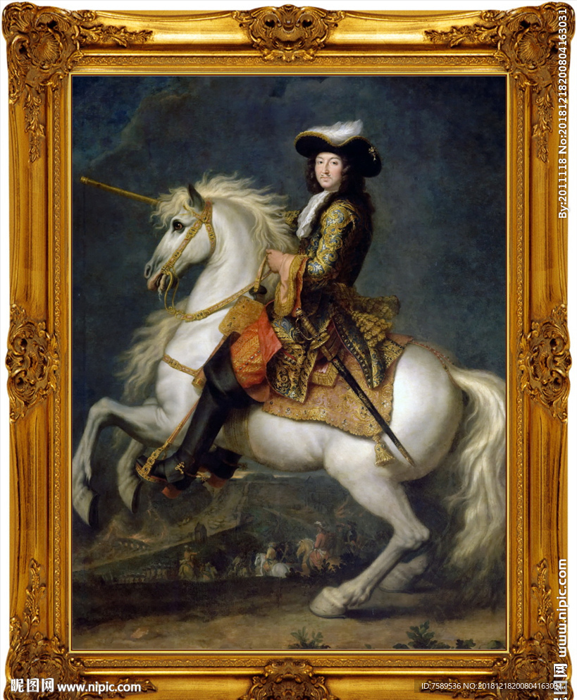 高清宫廷贵族油画