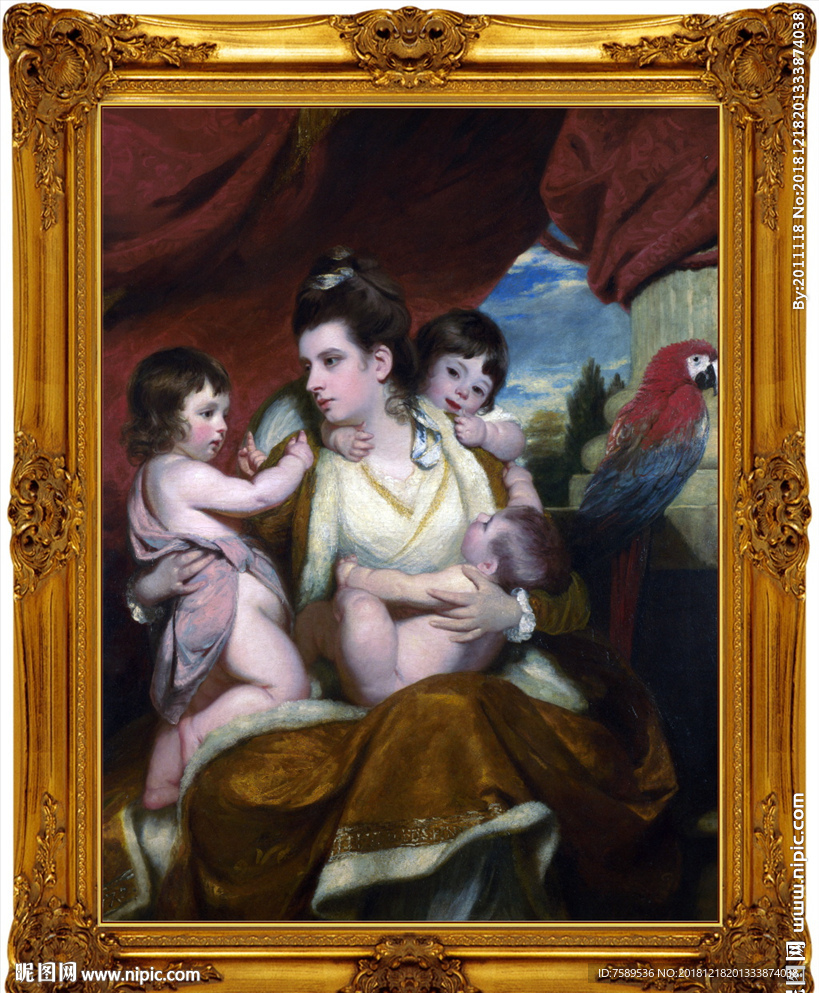 高清宫廷贵族油画