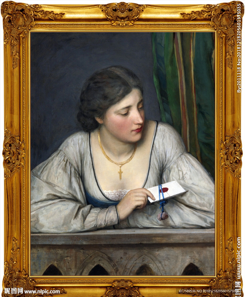 高清宫廷贵族油画