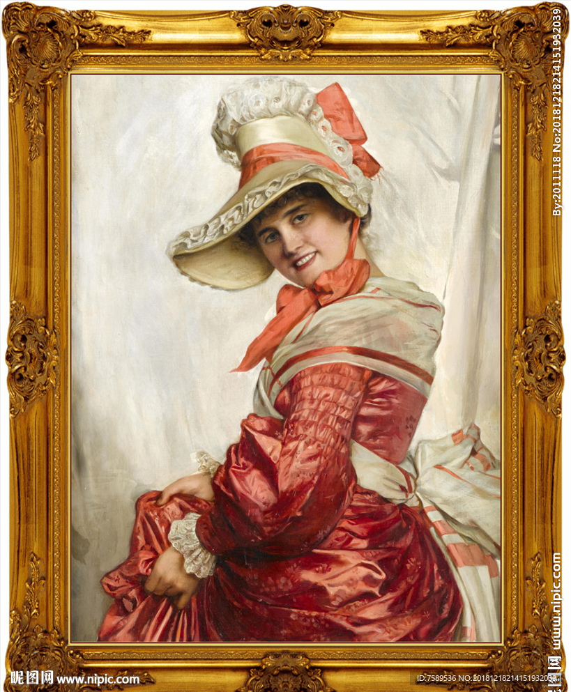 高清宫廷贵族油画