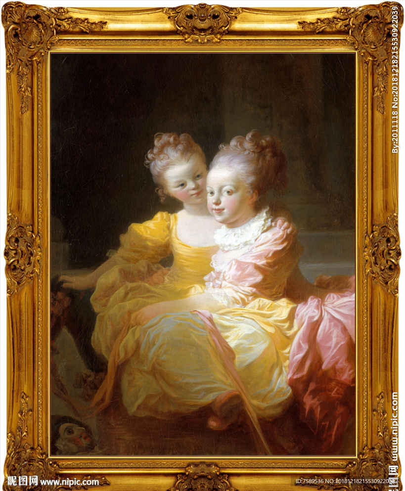 高清欧式宫廷贵族油画