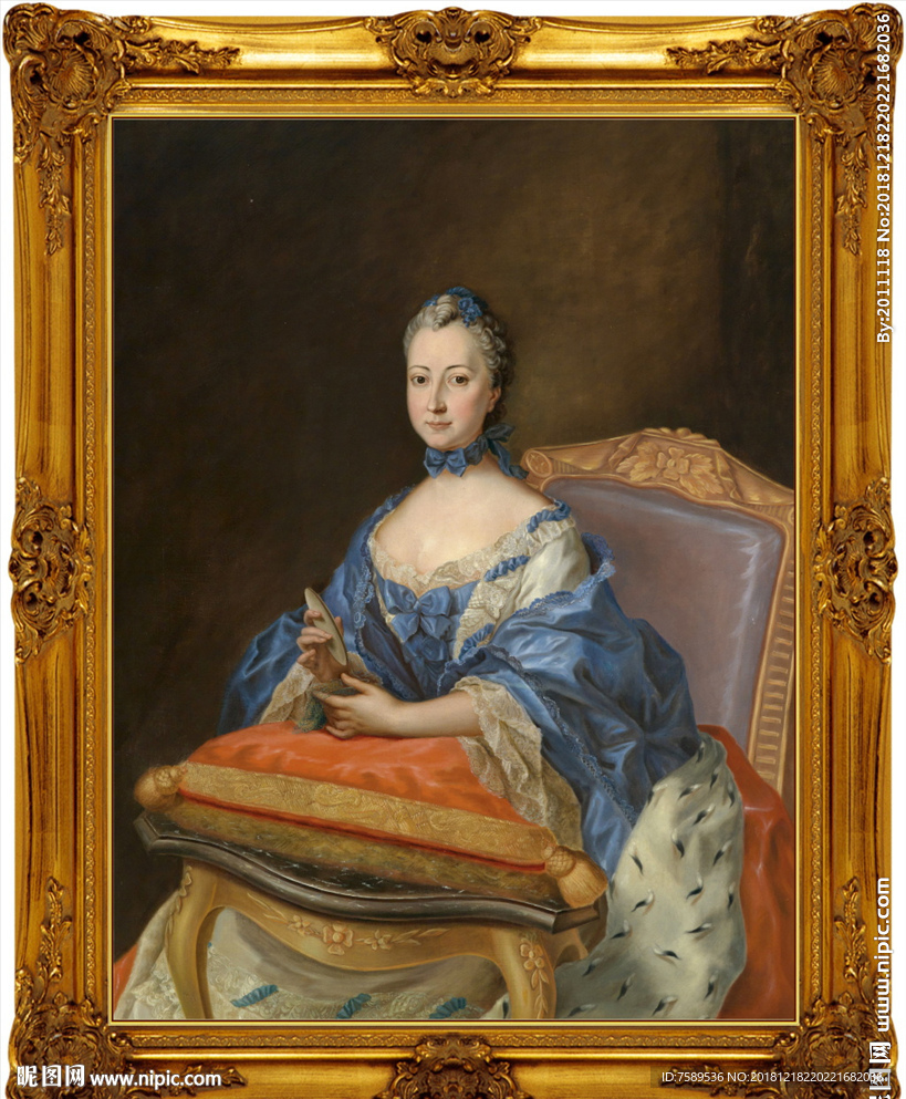 高清宫廷贵族油画