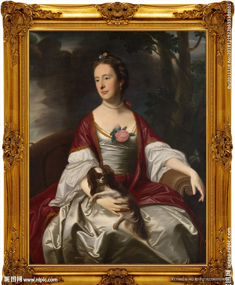 高清宫廷贵族油画