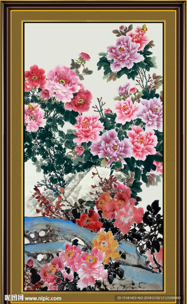 国画牡丹
