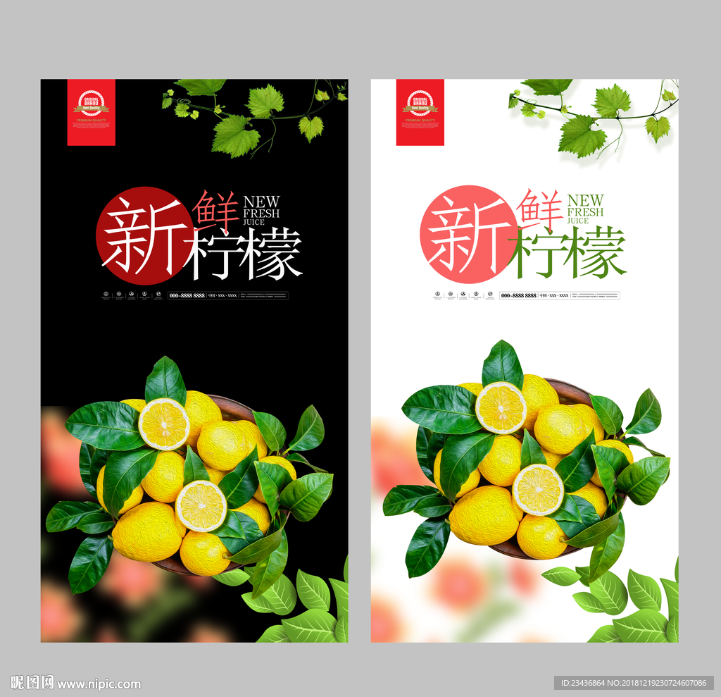 进口柠檬海报