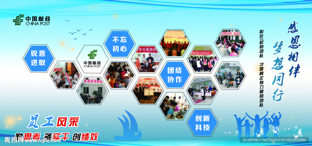 员工风采墙