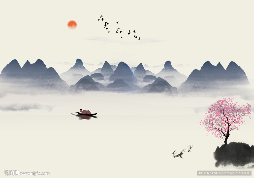 新中式山水