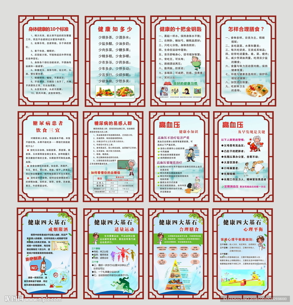 健康知识展板