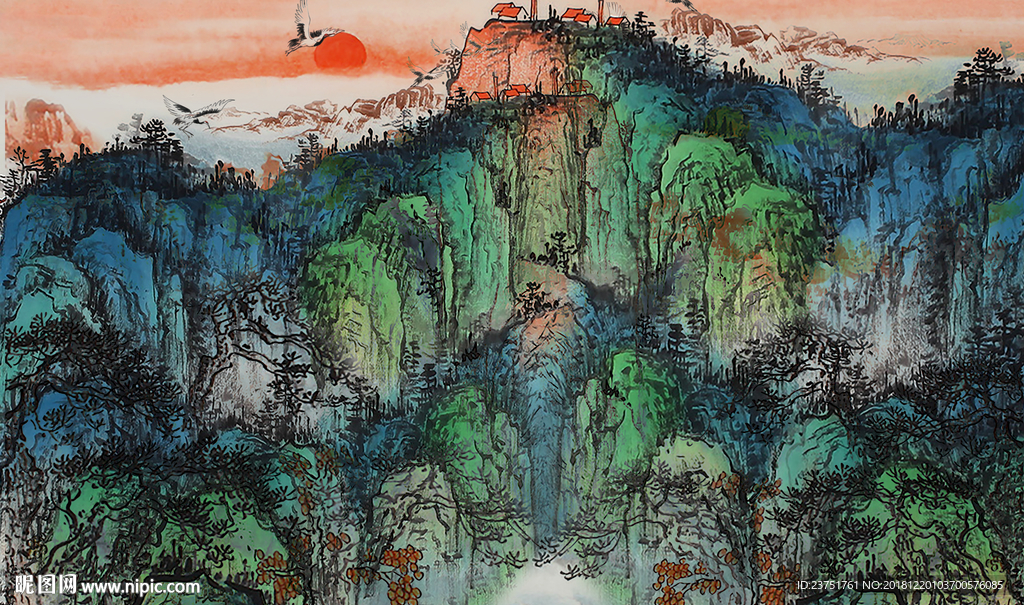 水墨国画