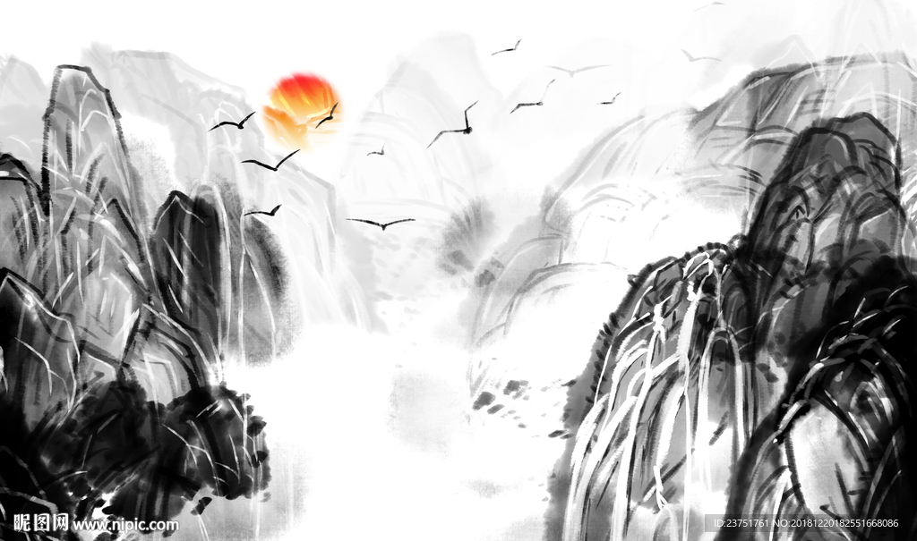 水墨画