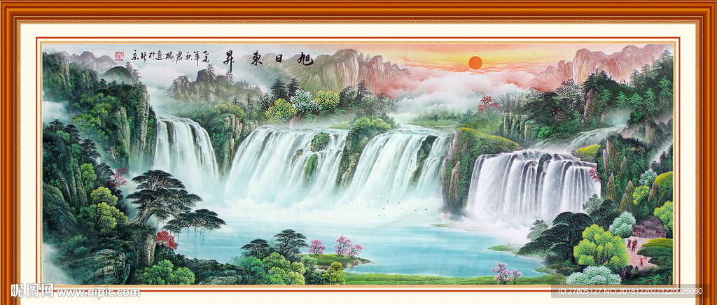 巨幅山水画00029