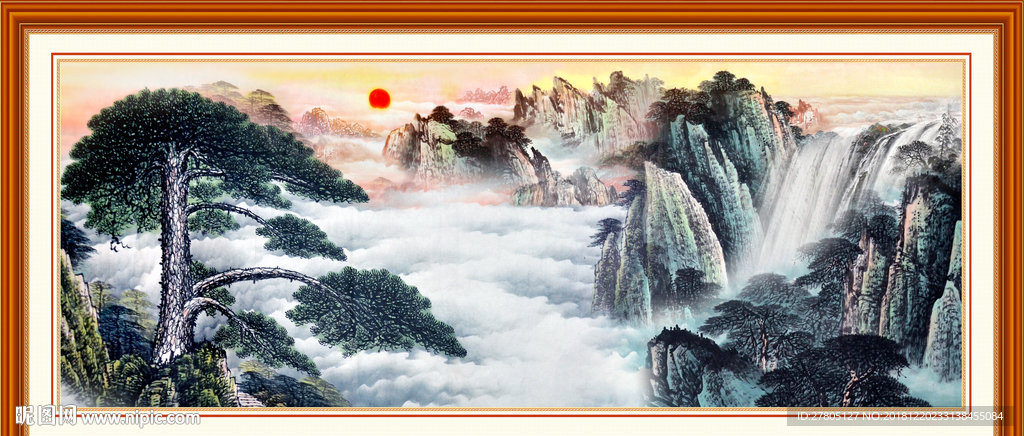 巨幅山水画00033