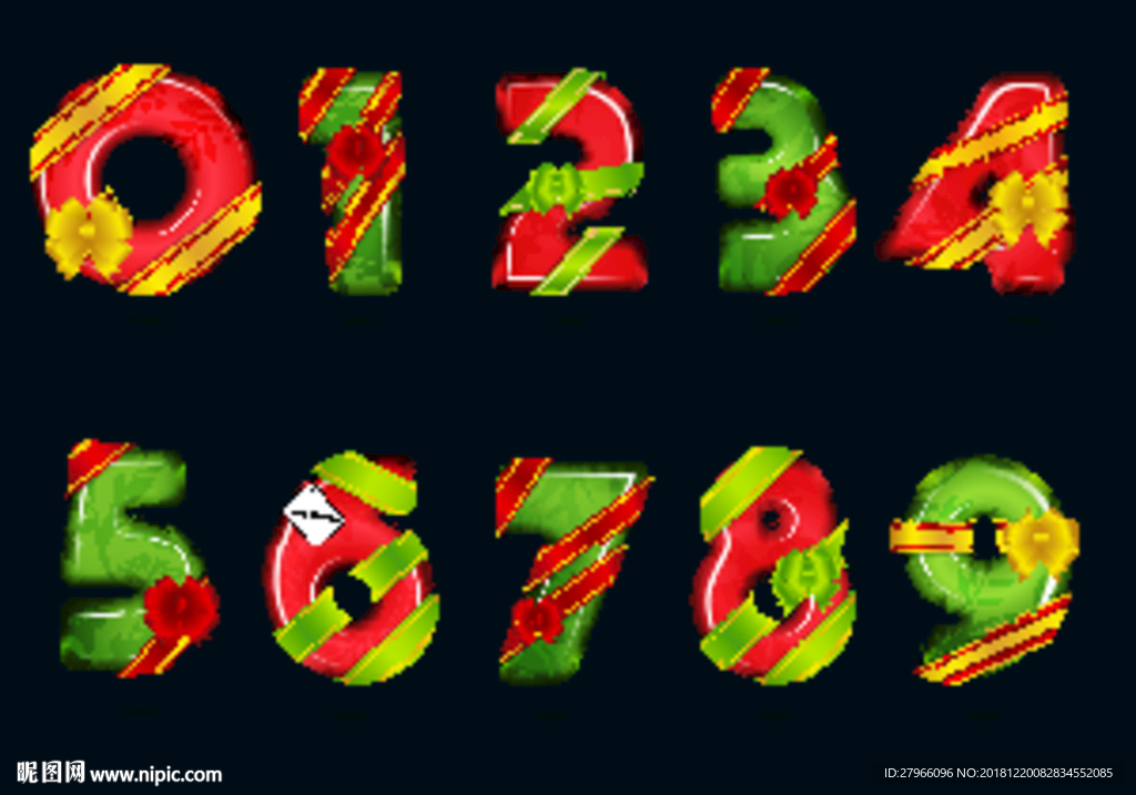 圣诞数字