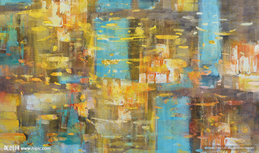 抽象油画