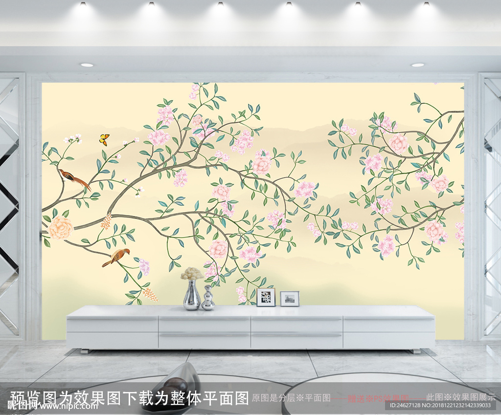 中式背景墙