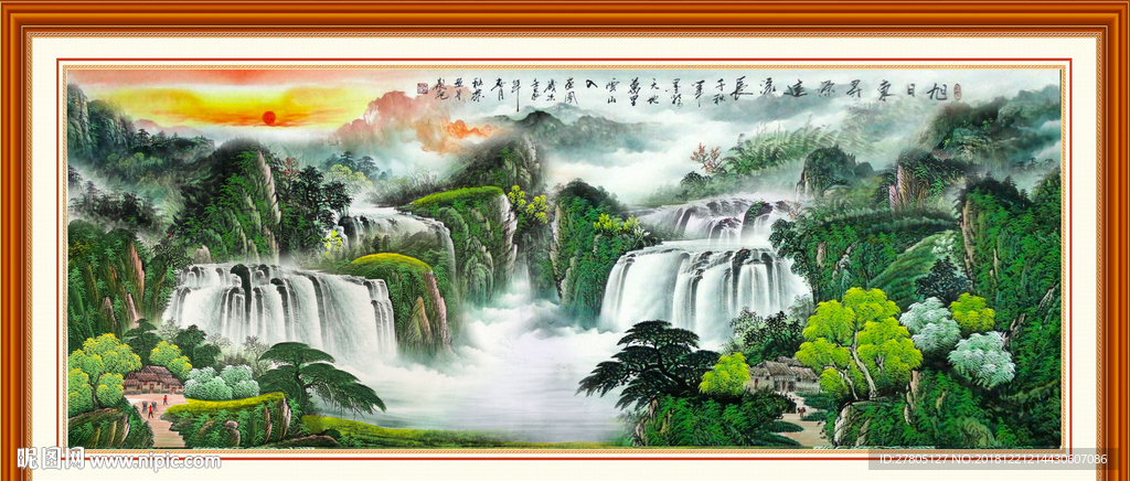 巨幅山水画00016