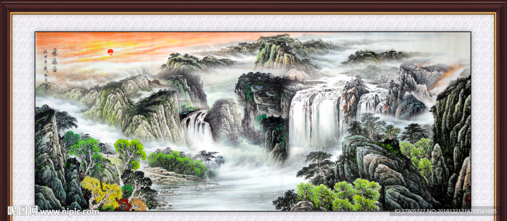 巨幅山水画00015